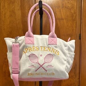 Wild Fox Pink and White Tote Bag